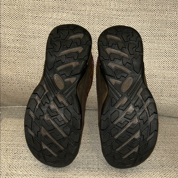 NWOT Keen Targhee III Waterproof Hiking Boots Size 8 brown purple contrast color - Picture 6 of 9